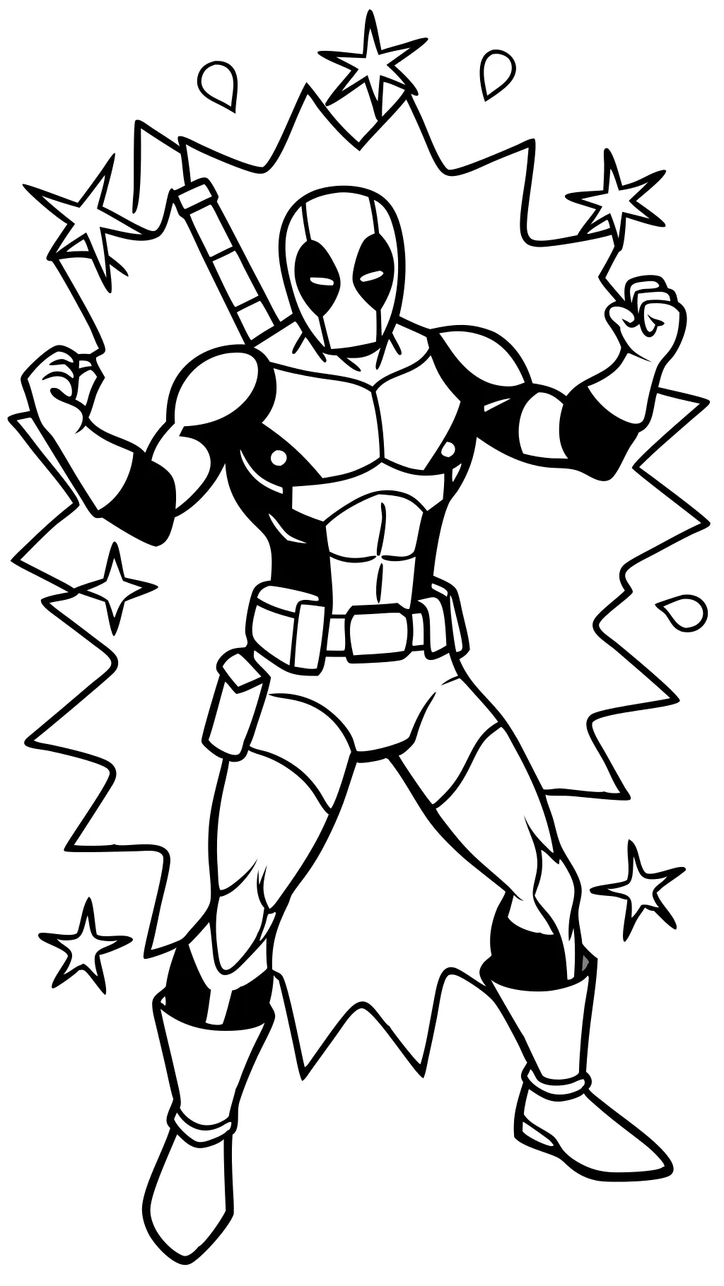 coloriages de Deadpool